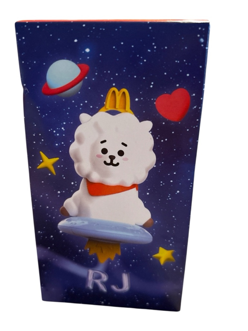 BT21 RJ Figurine Box with Space Design - White & Blue BTS